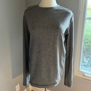 REI Long Sleeve Sweat Wicking Crew - Heathered Grey - Size Smail